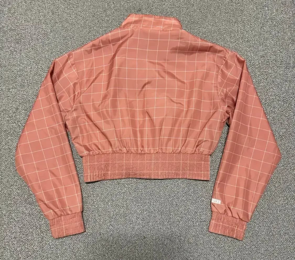S 나이키 체크 패턴 크롭 자켓 상품이미지6