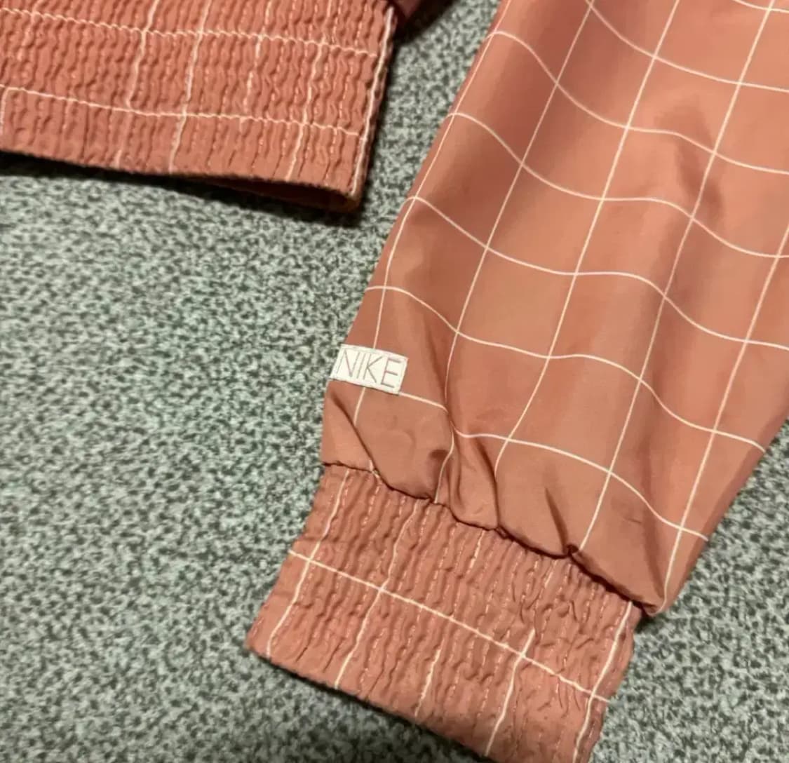 S 나이키 체크 패턴 크롭 자켓 상품이미지7