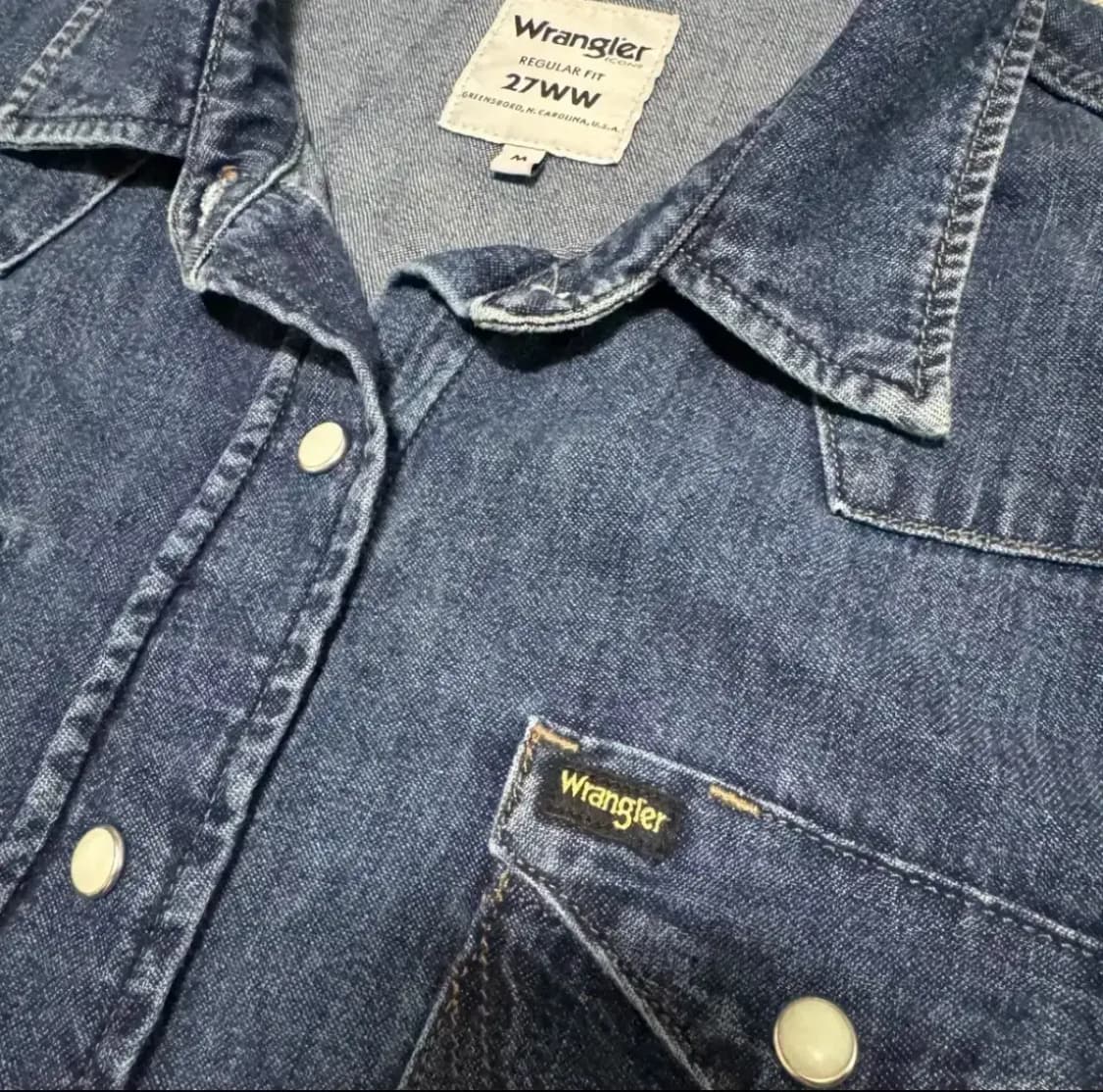 M 랭글러 데님 웨스턴 셔츠 상품이미지3