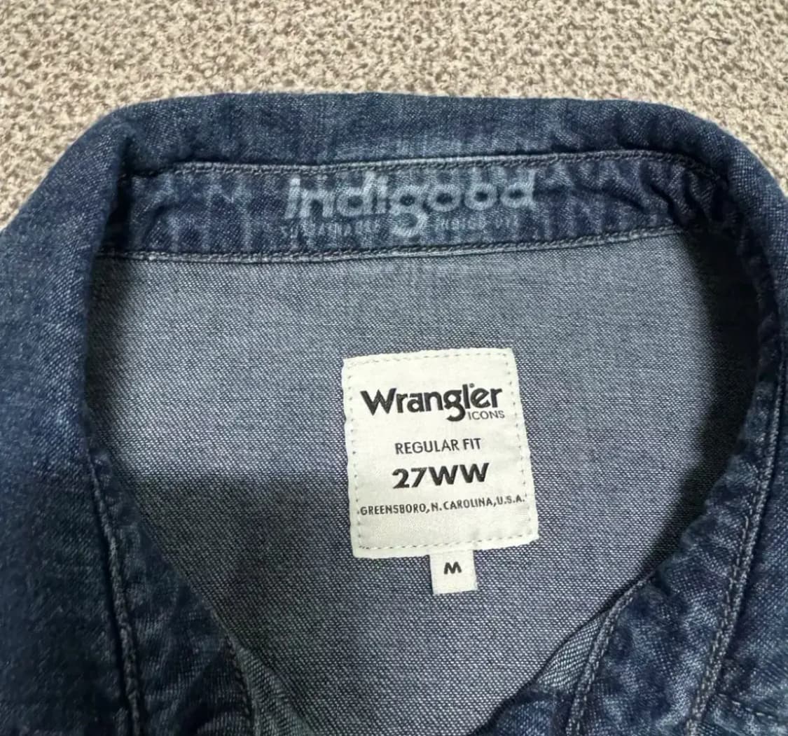 M 랭글러 데님 웨스턴 셔츠 상품이미지4