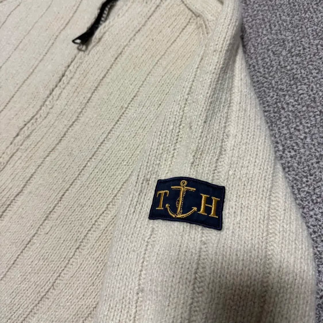 XL 타미힐피거 니트 집업 상품이미지2
