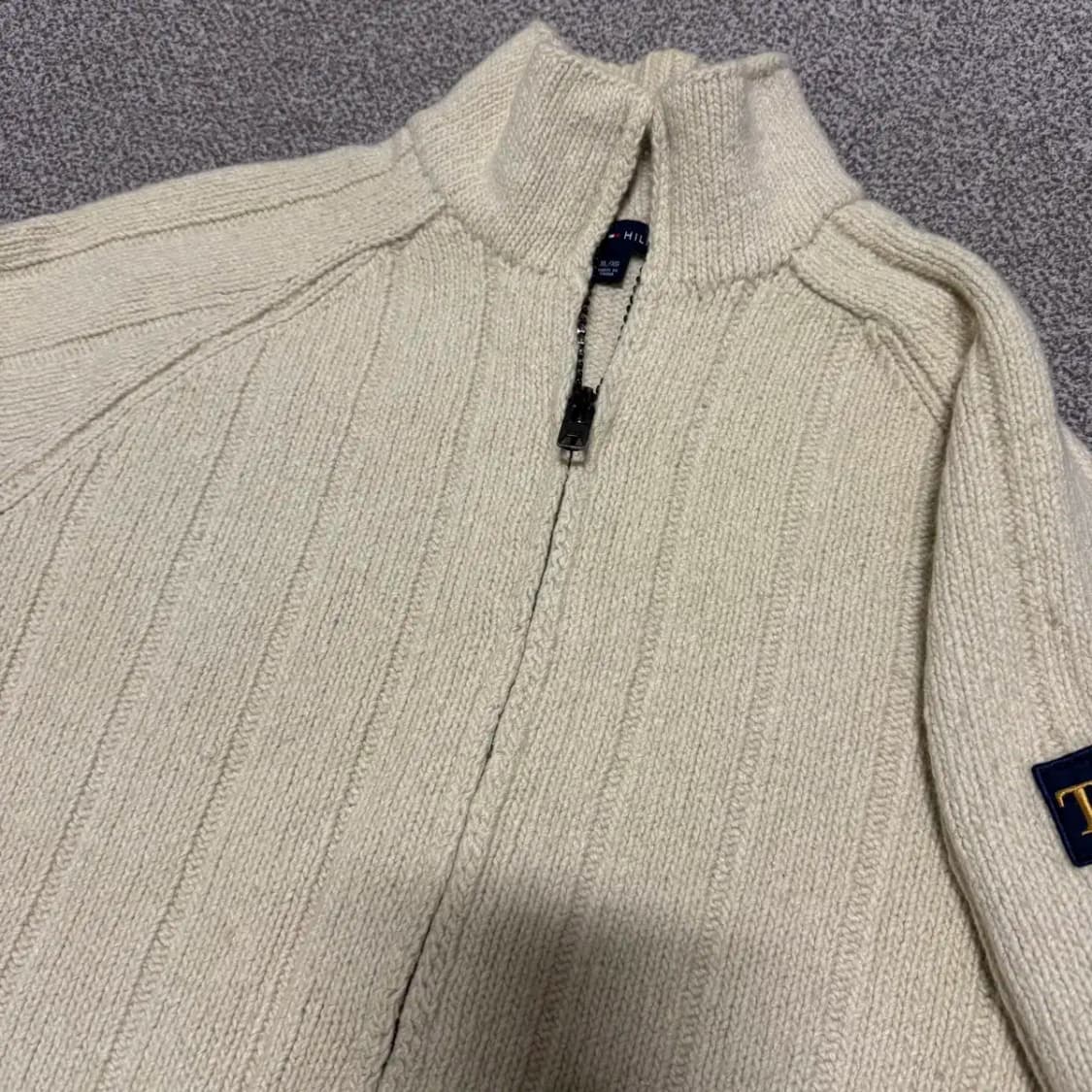 XL 타미힐피거 니트 집업 상품이미지5