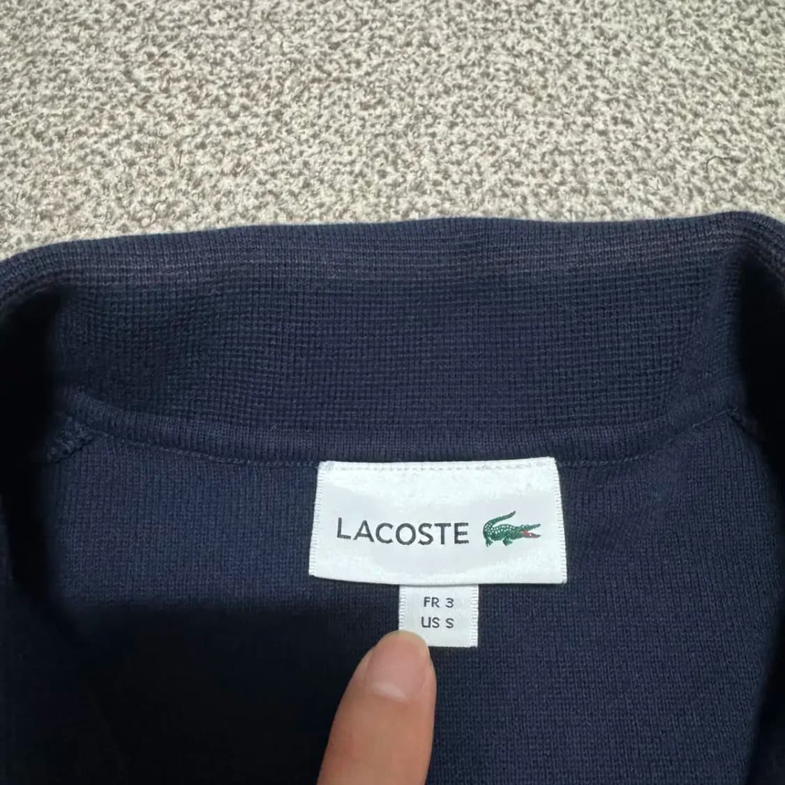 3 라코스테 니트 반팔 가디건 상품이미지3