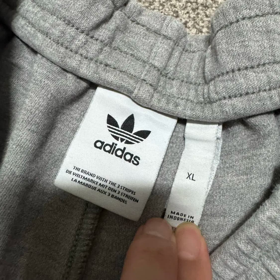 XL 아디다스 삼선 트레이닝 반바지 상품이미지3