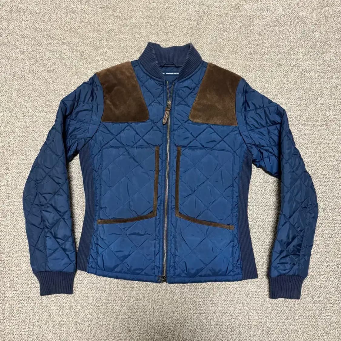 S 폴로랄프로렌 네이비 퀼팅 자켓 여성 상품이미지1
