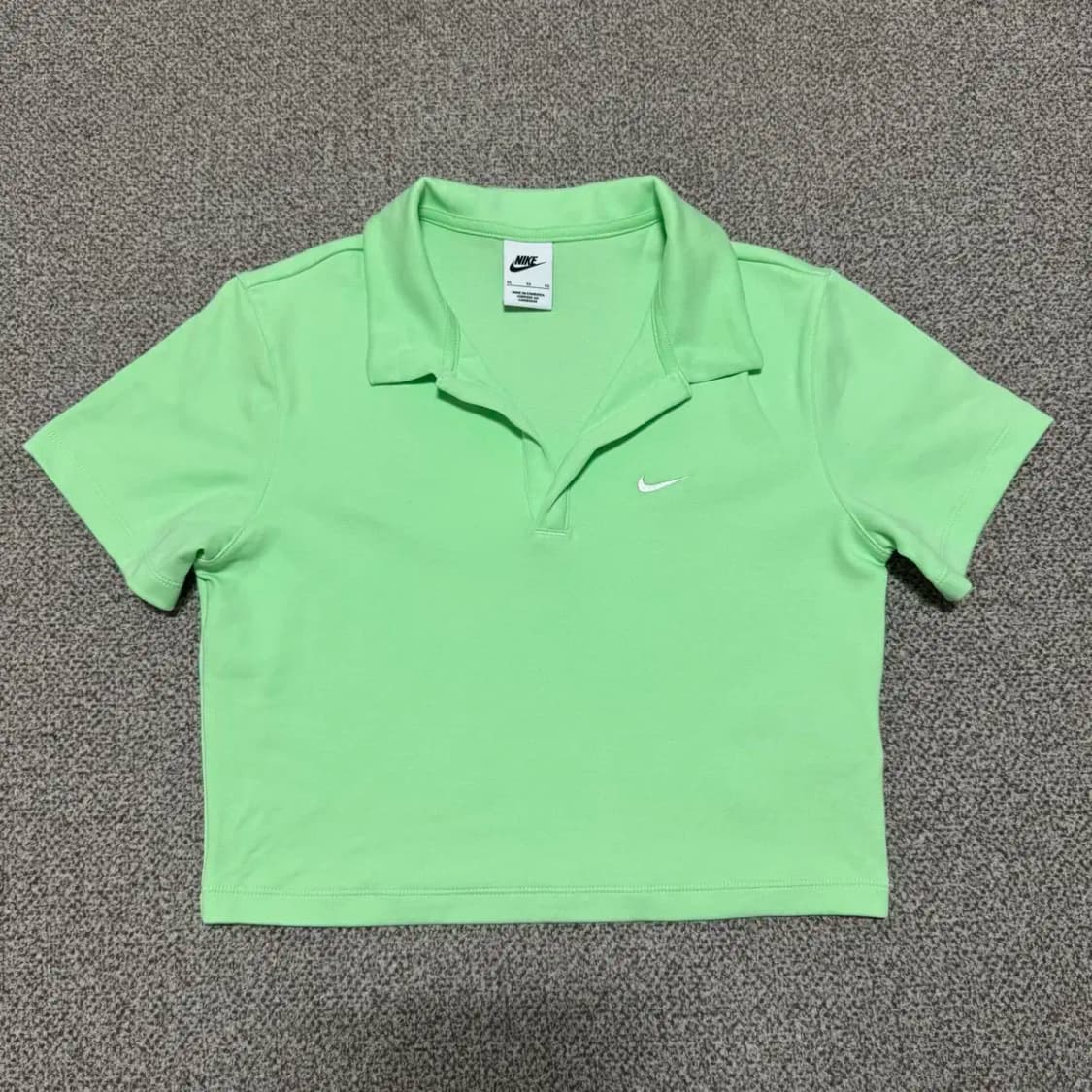 XL 나이키 반팔 카라티 크롭 여성 상품이미지1