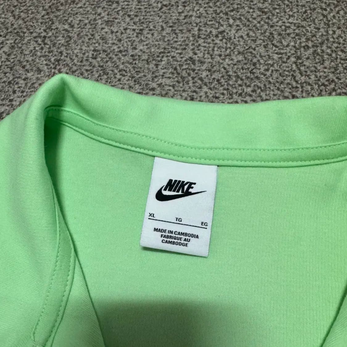 XL 나이키 반팔 카라티 크롭 여성 상품이미지3