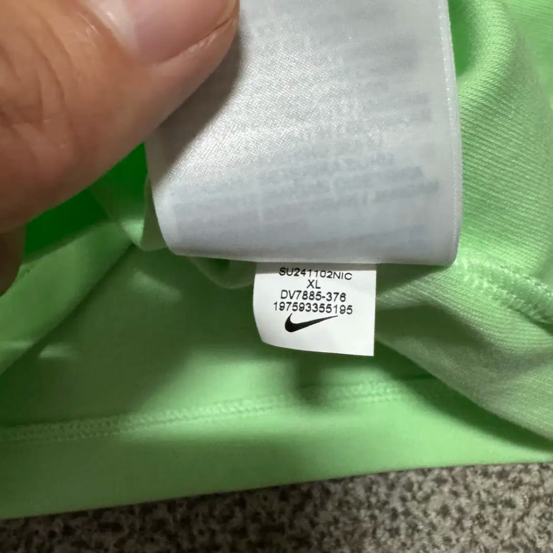 XL 나이키 반팔 카라티 크롭 여성 상품이미지5