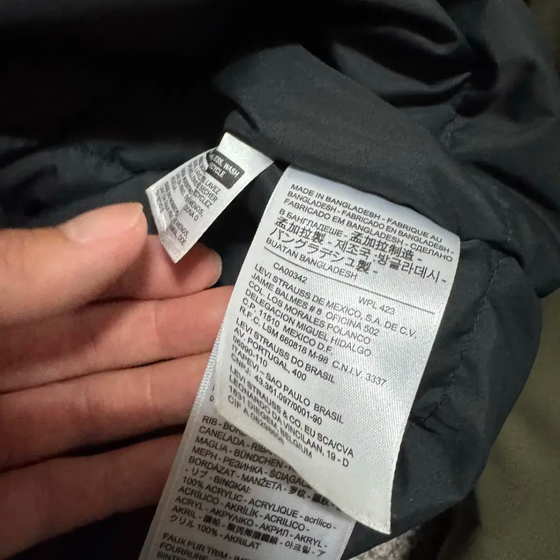 S 리바이스 패딩 상품이미지5