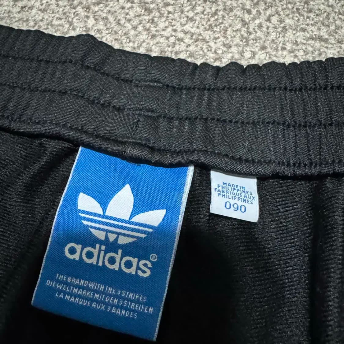 90 아디다스 파이어버드 트랙팬츠 검흰 상품이미지4