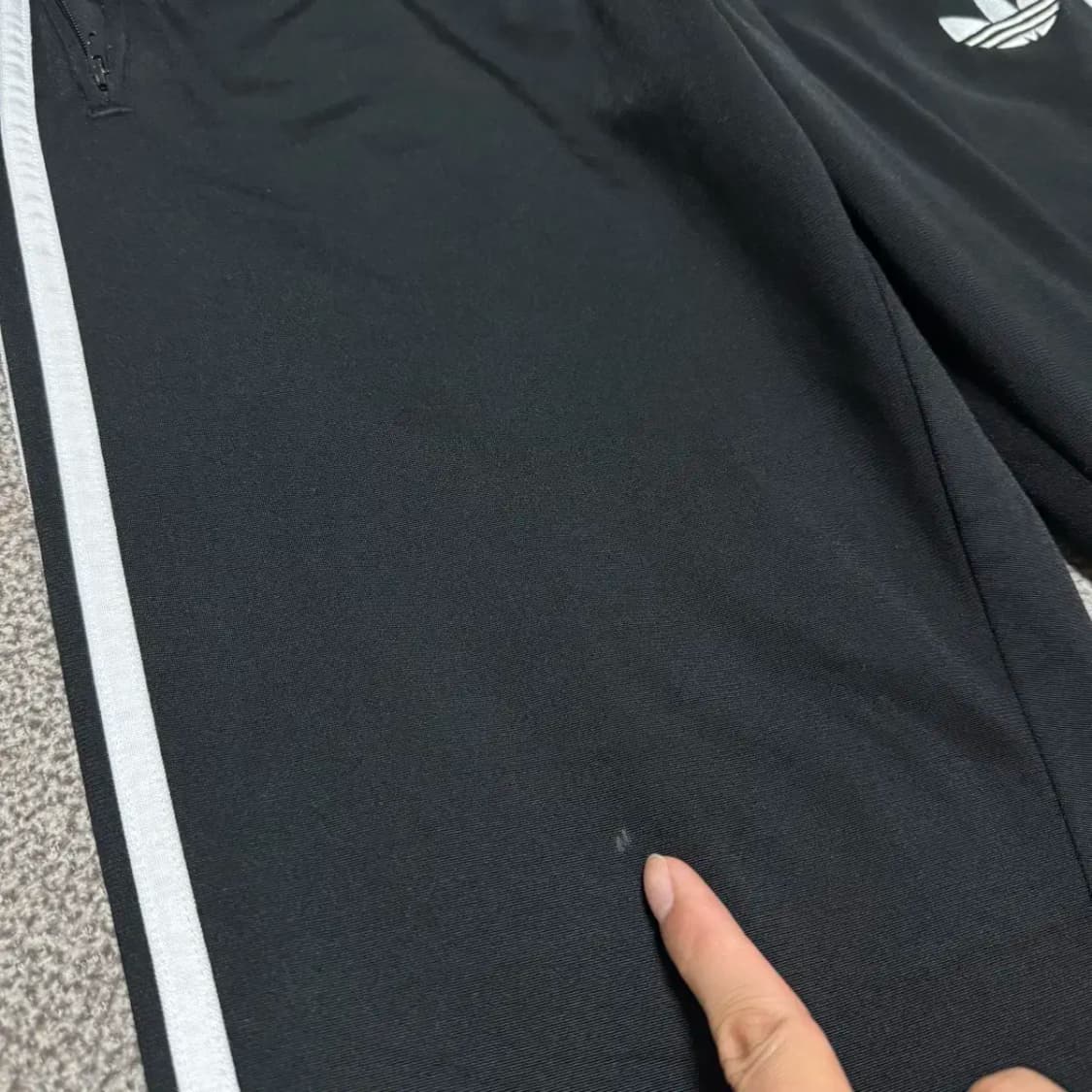 90 아디다스 파이어버드 트랙팬츠 검흰 상품이미지8
