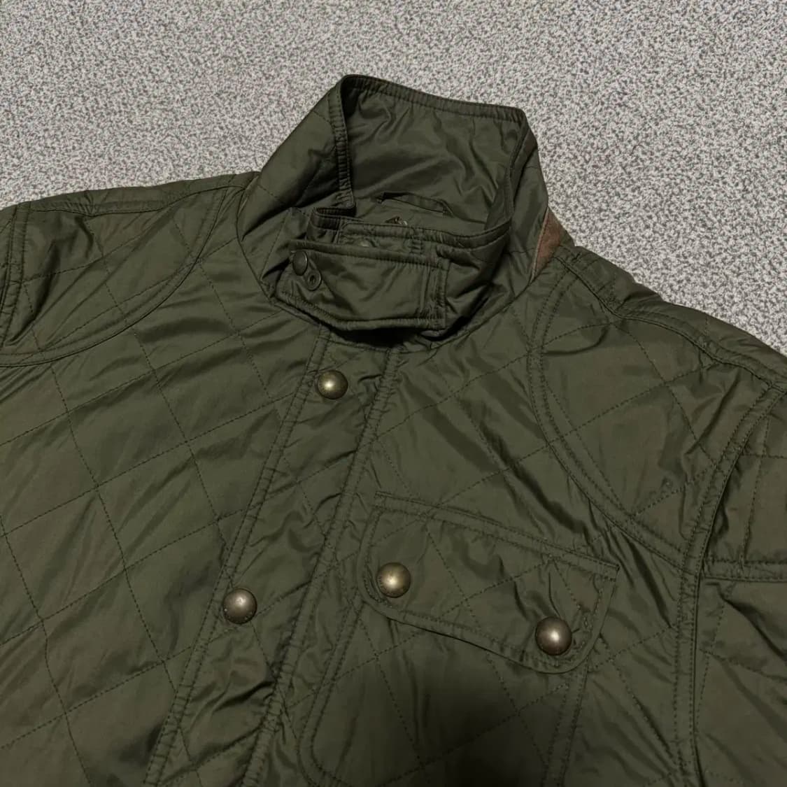 XL 폴로랄프로렌 퀼팅 자켓 카키색 상품이미지2