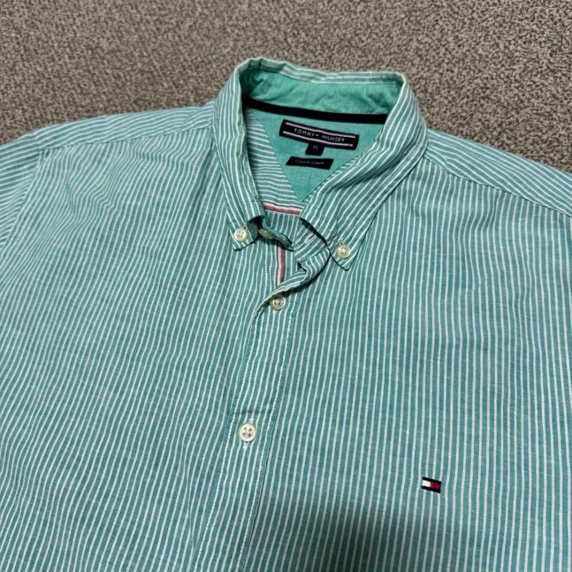XL 타미힐피거 스트라이프 린넨 셔츠 상품이미지2
