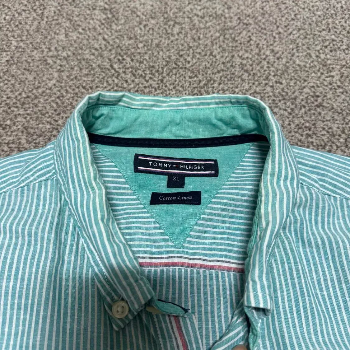 XL 타미힐피거 스트라이프 린넨 셔츠 상품이미지3