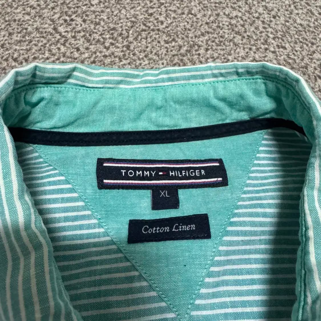 XL 타미힐피거 스트라이프 린넨 셔츠 상품이미지4