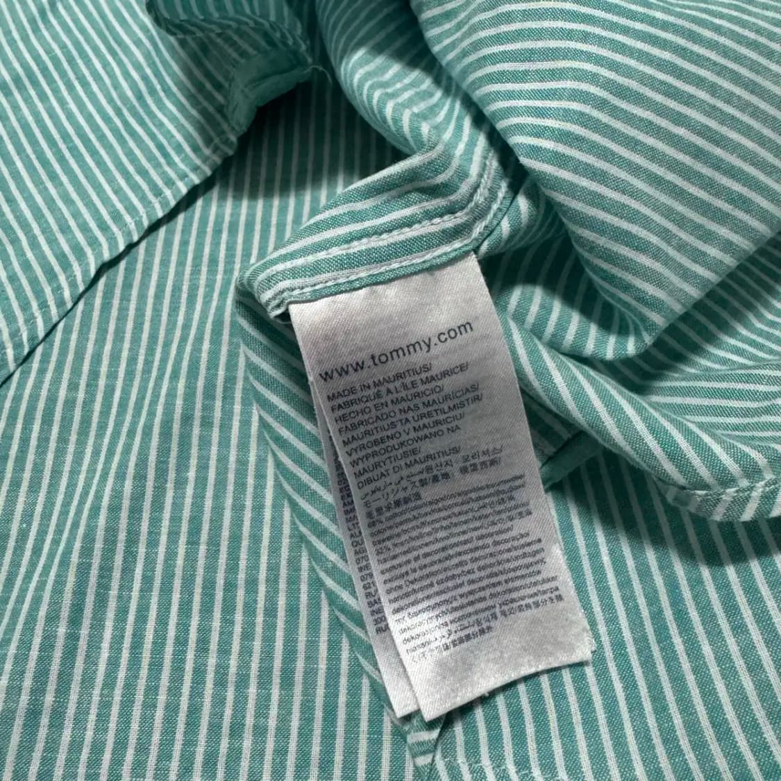 XL 타미힐피거 스트라이프 린넨 셔츠 상품이미지5