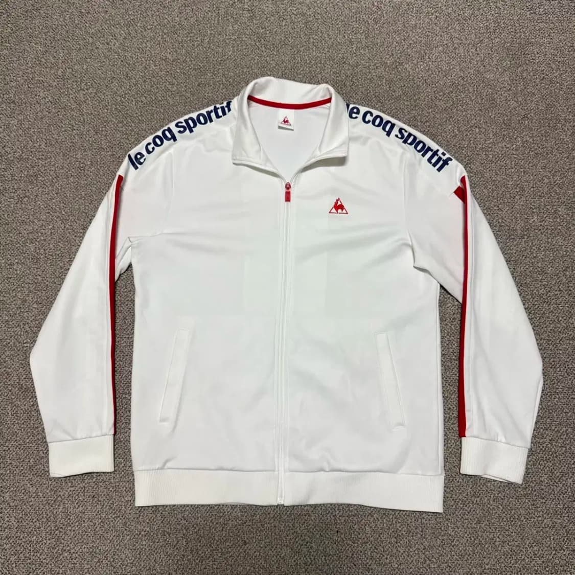 XL 르꼬끄 스포르티브 화이트 트레이닝복 세트 상품이미지2