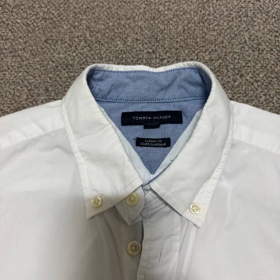 S 타미힐피거 화이트 반팔 셔츠 상품이미지3