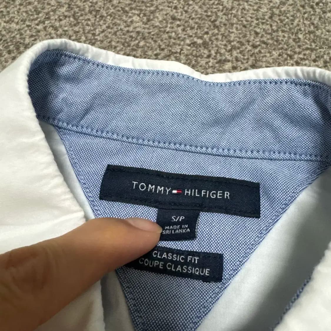 S 타미힐피거 화이트 반팔 셔츠 상품이미지4