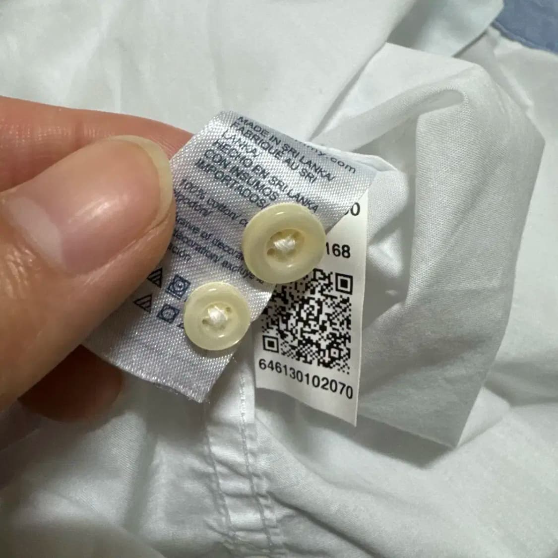 S 타미힐피거 화이트 반팔 셔츠 상품이미지5