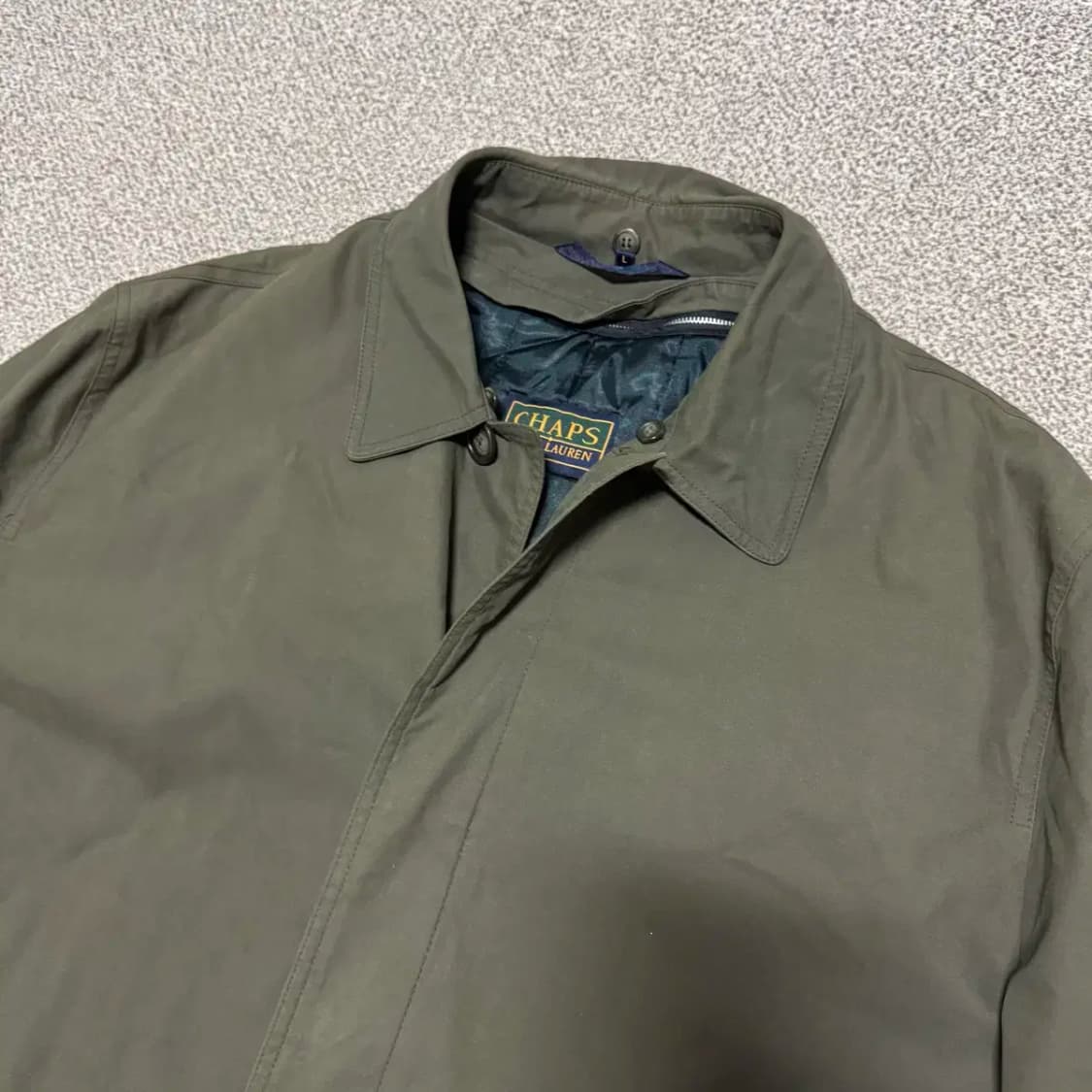 L 폴로랄프로렌 CHAPS 챕스 카키색 코트 상품이미지2