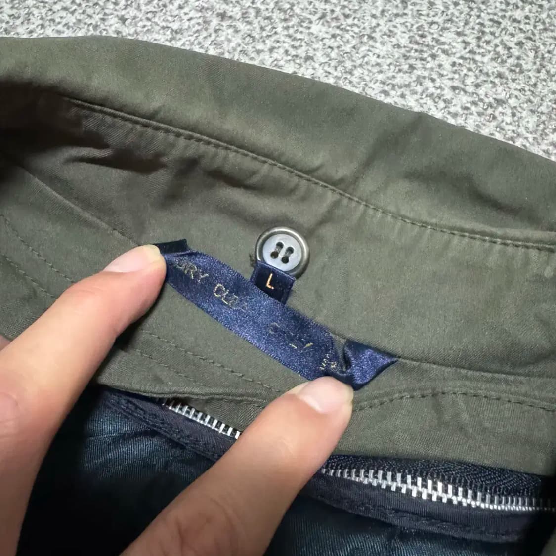 L 폴로랄프로렌 CHAPS 챕스 카키색 코트 상품이미지4