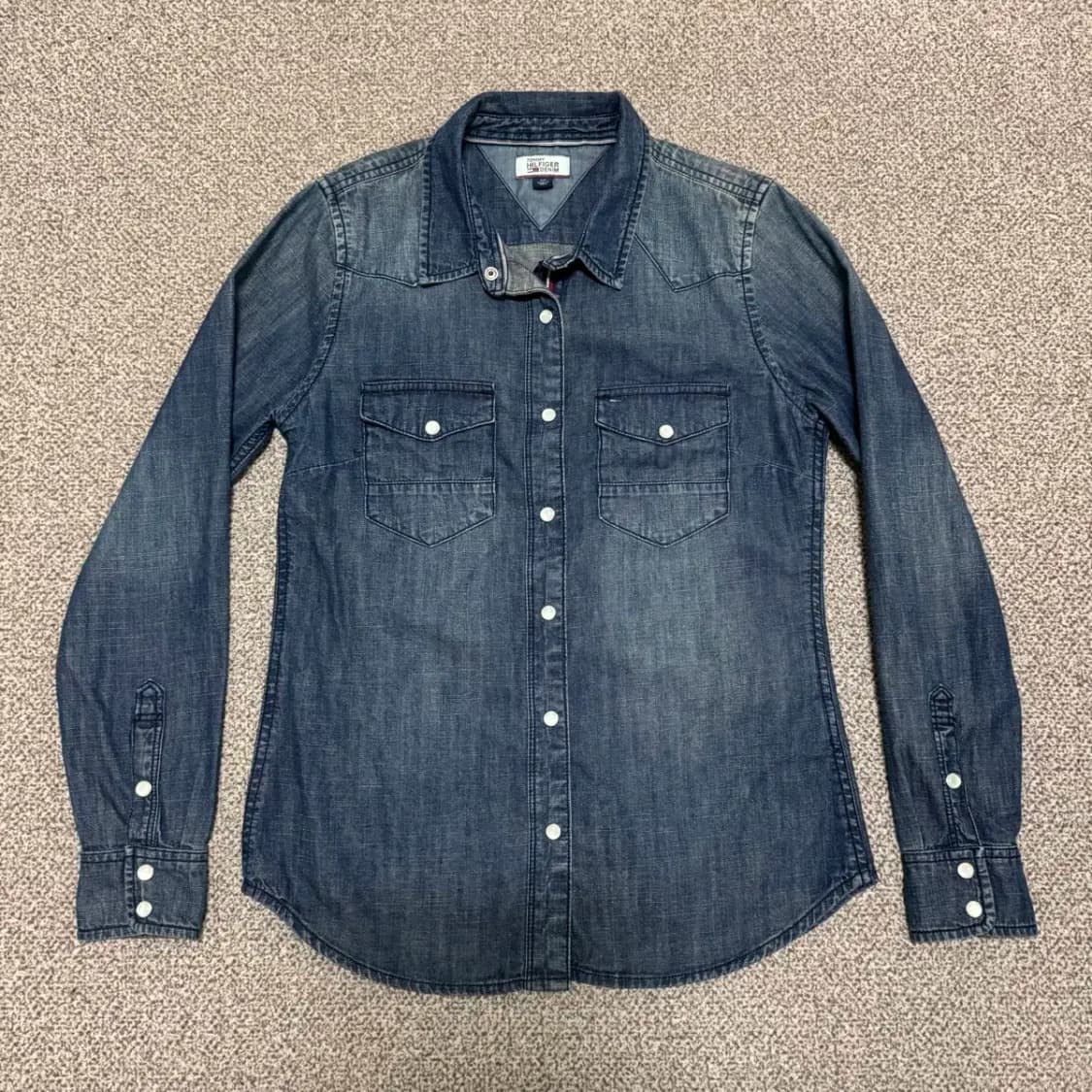 S 타미힐피거 데님 셔츠 여성 상품이미지1