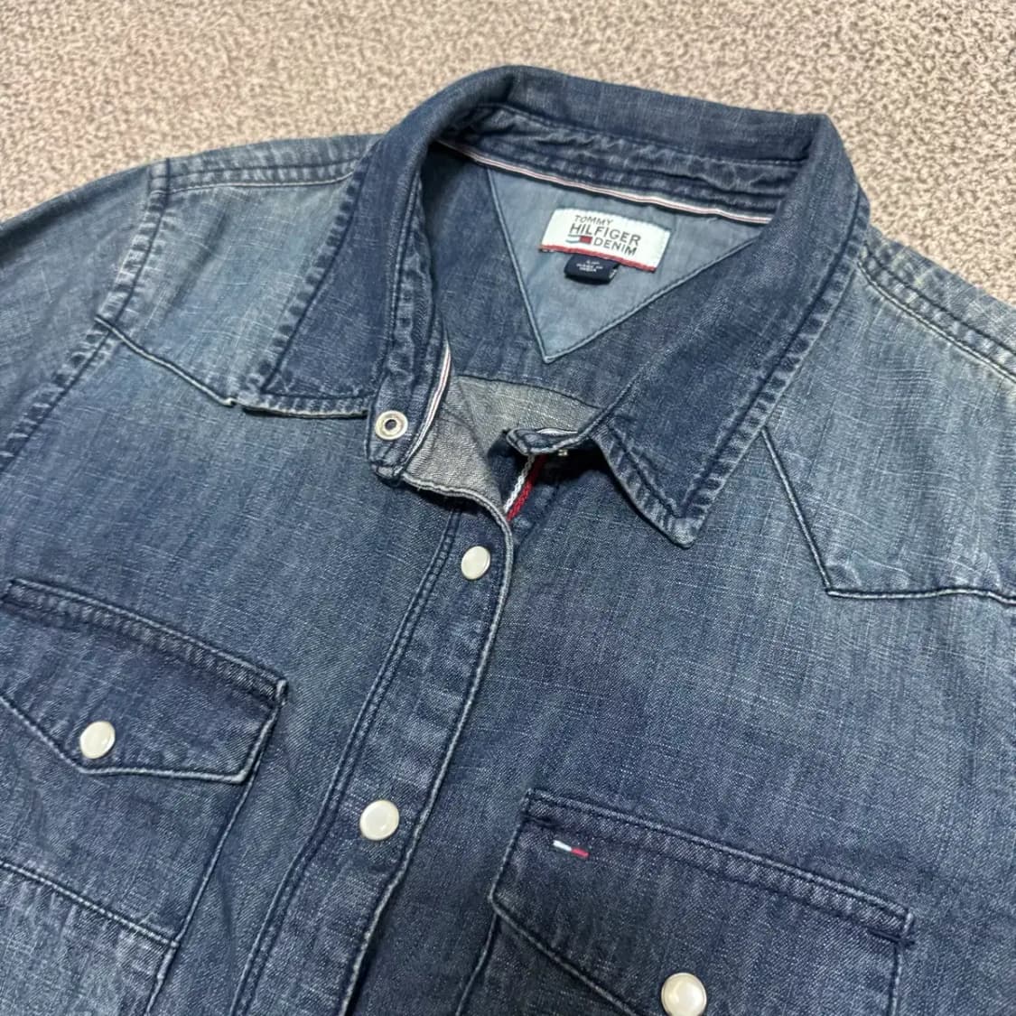 S 타미힐피거 데님 셔츠 여성 상품이미지2