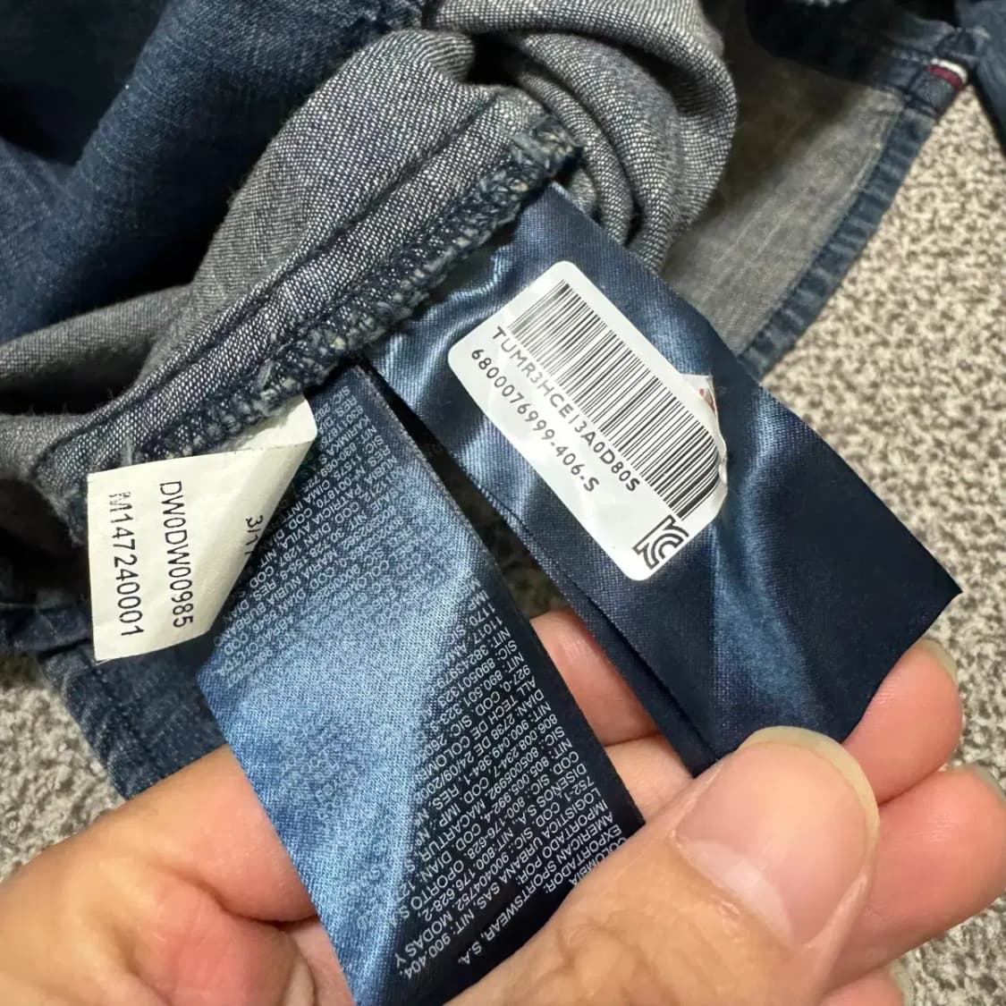 S 타미힐피거 데님 셔츠 여성 상품이미지4