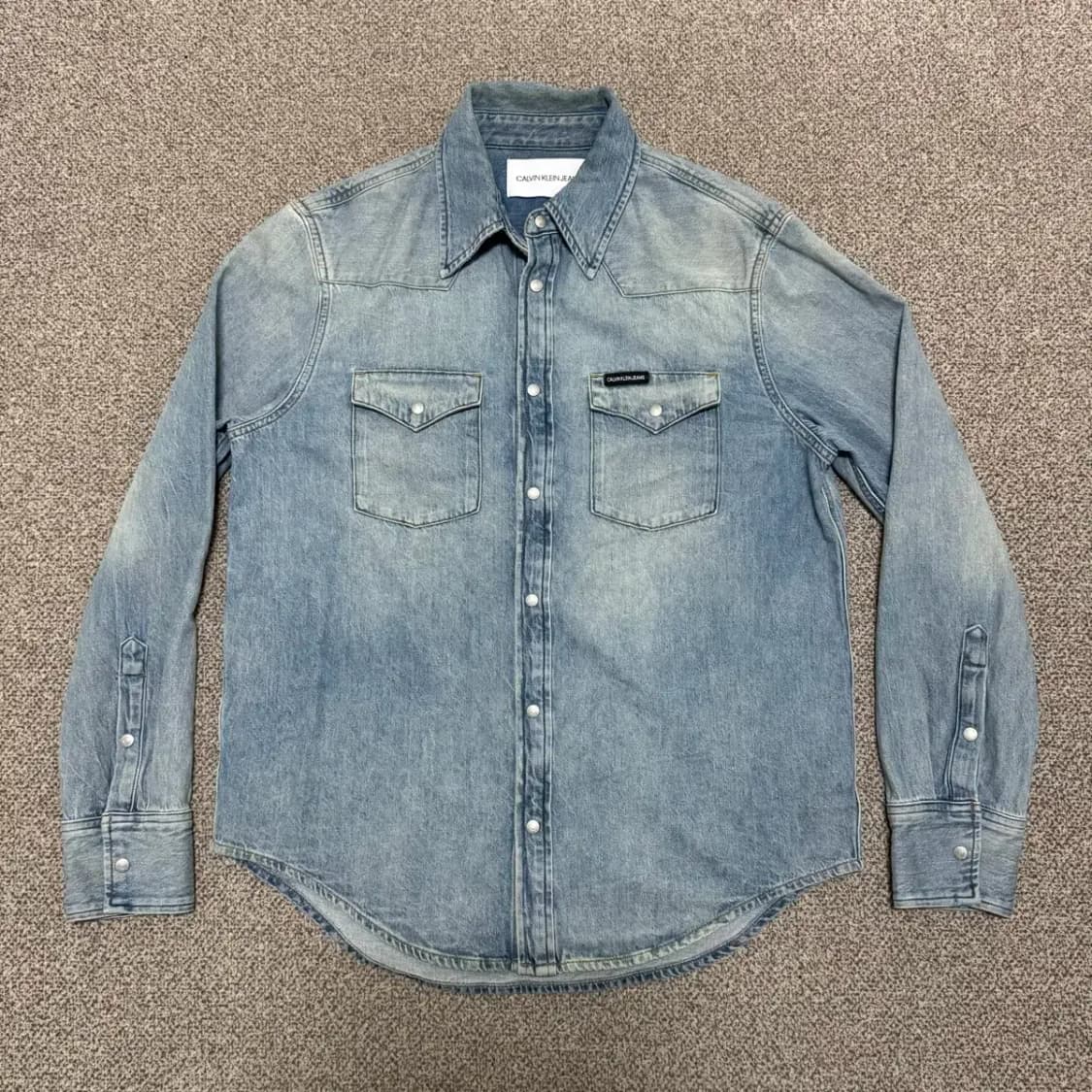 M 캘빈클라인 데님 셔츠 상품이미지1