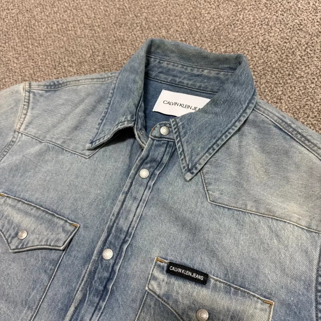 M 캘빈클라인 데님 셔츠 상품이미지2