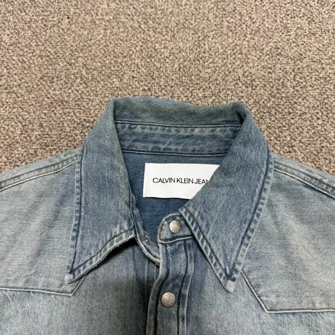 M 캘빈클라인 데님 셔츠 상품이미지3