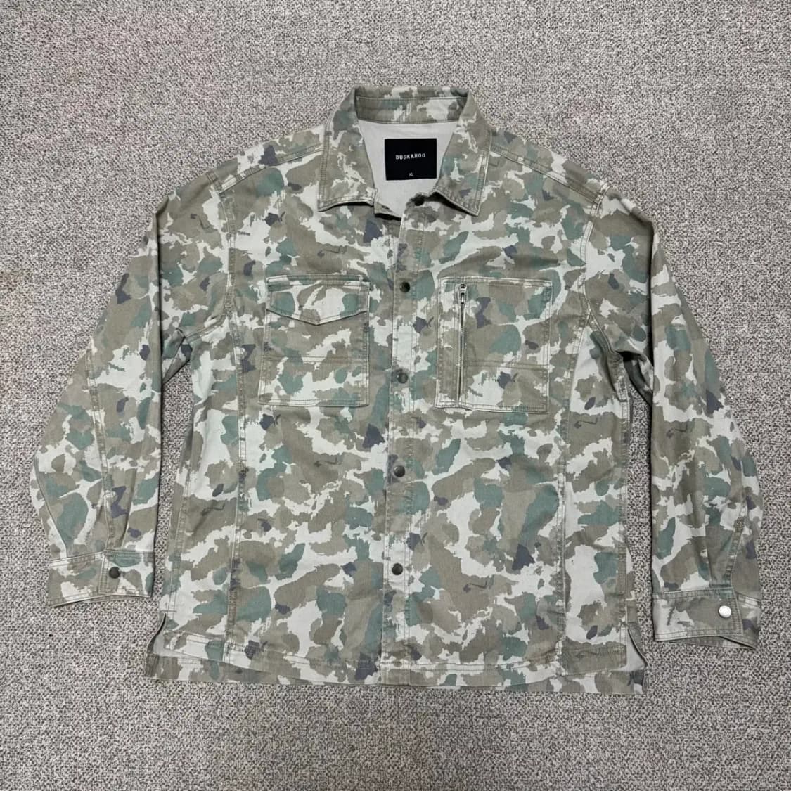 XL 버커루 밀리터리 셔츠 자켓 상품이미지1