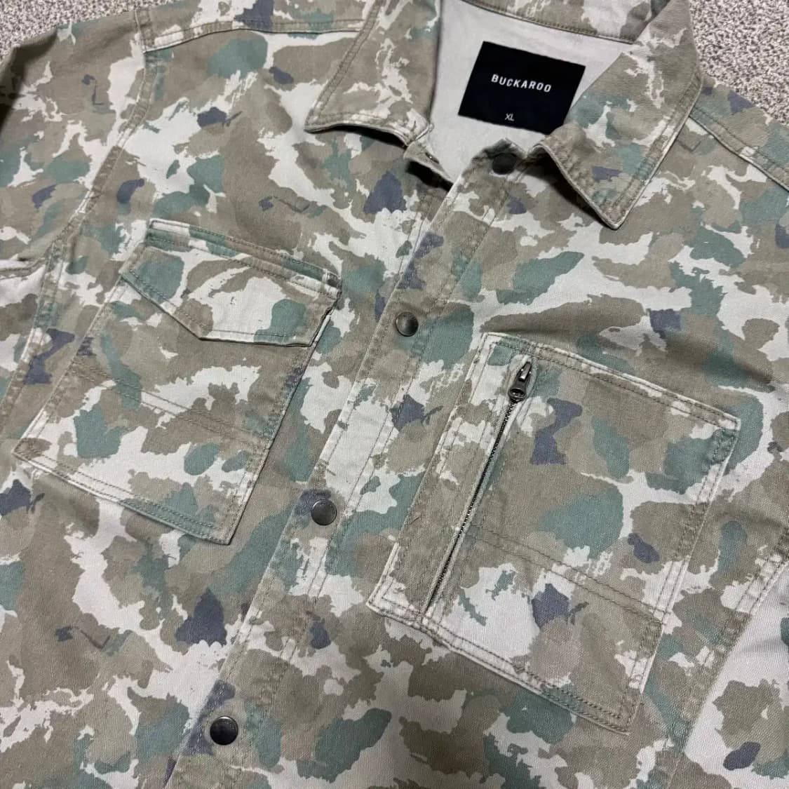 XL 버커루 밀리터리 셔츠 자켓 상품이미지2