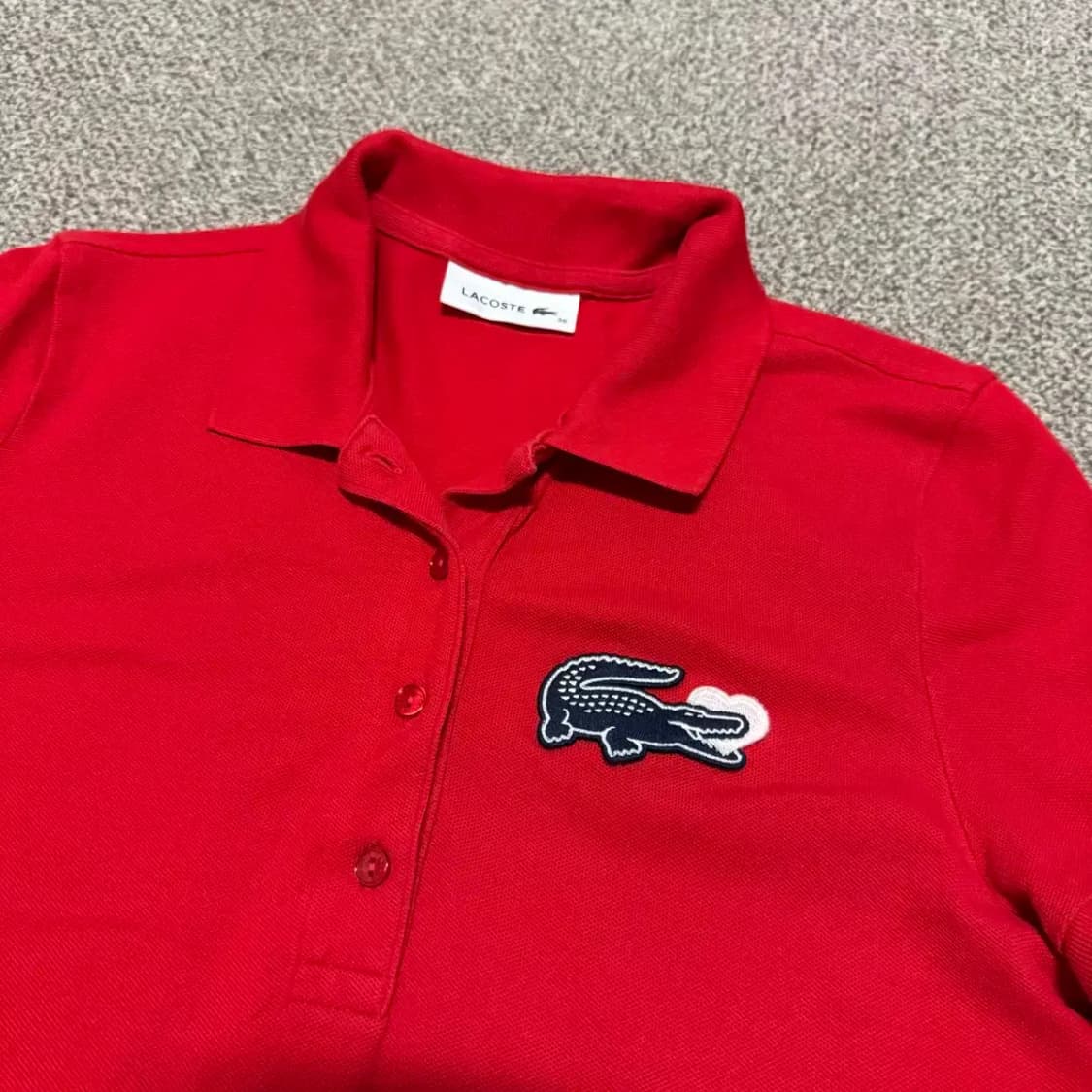 36 라코스테 반팔 카라티 여성 상품이미지2