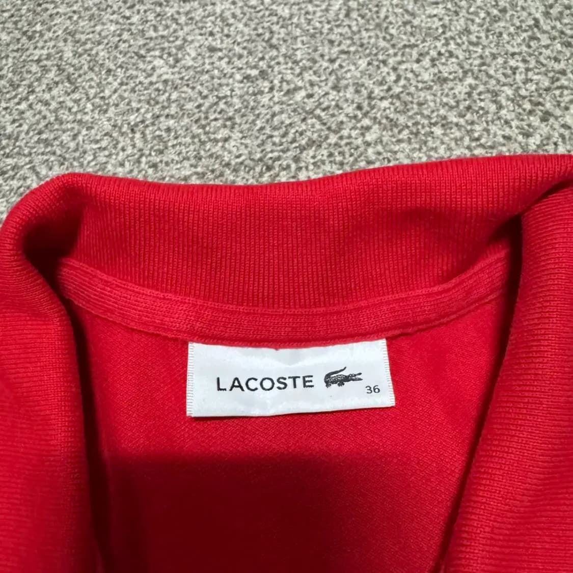 36 라코스테 반팔 카라티 여성 상품이미지3