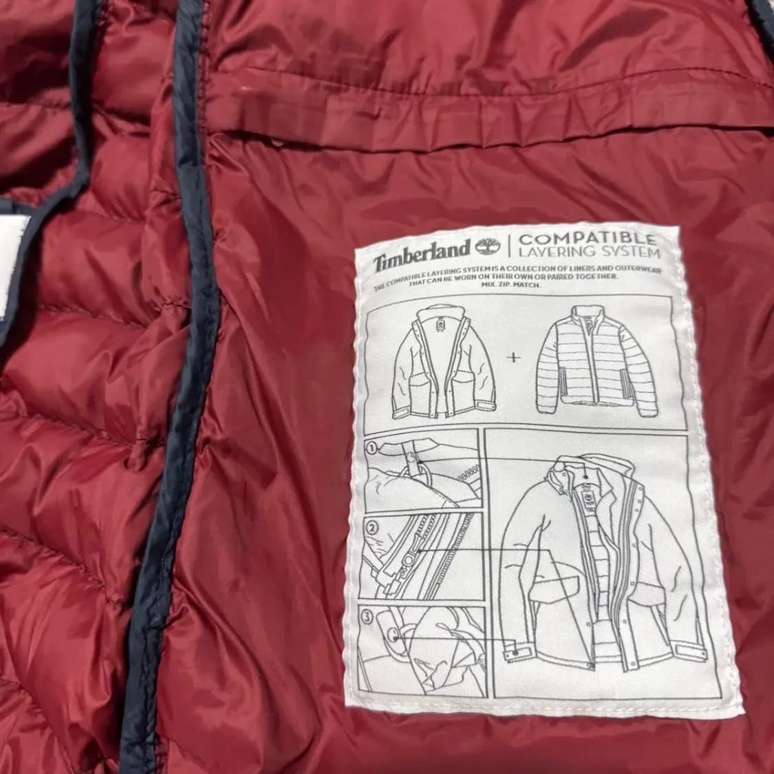 M 팀버랜드 경량 패딩 상품이미지5