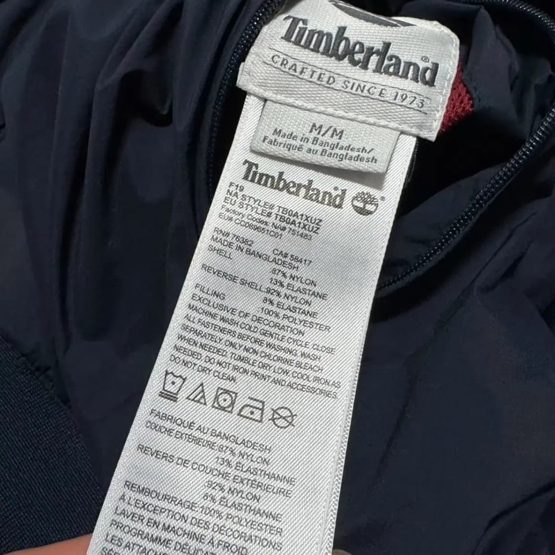 M 팀버랜드 리버서블 양면 경량 패딩 상품이미지8