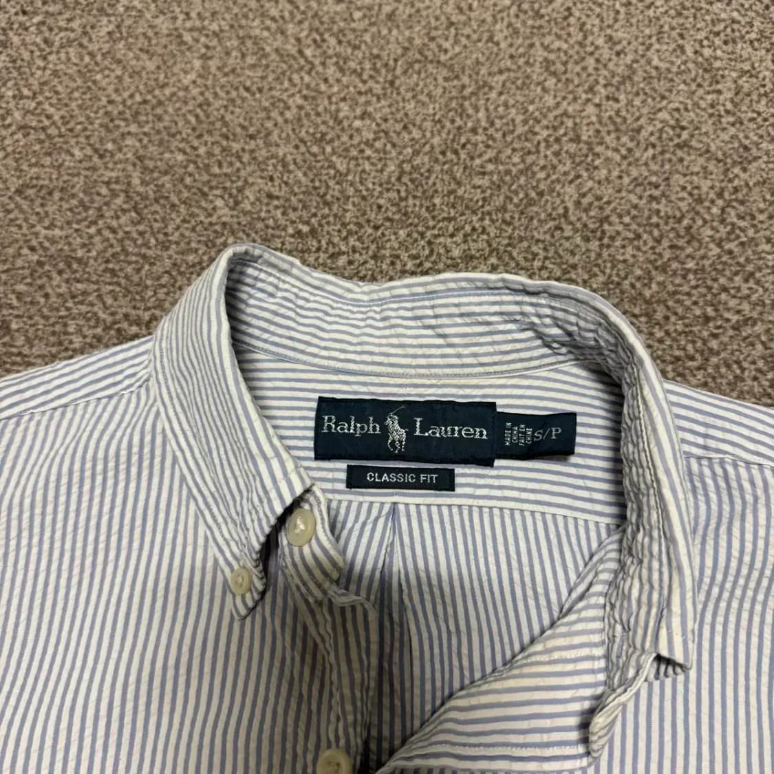 S 폴로랄프로렌 스트라이프 반팔 셔츠 상품이미지3