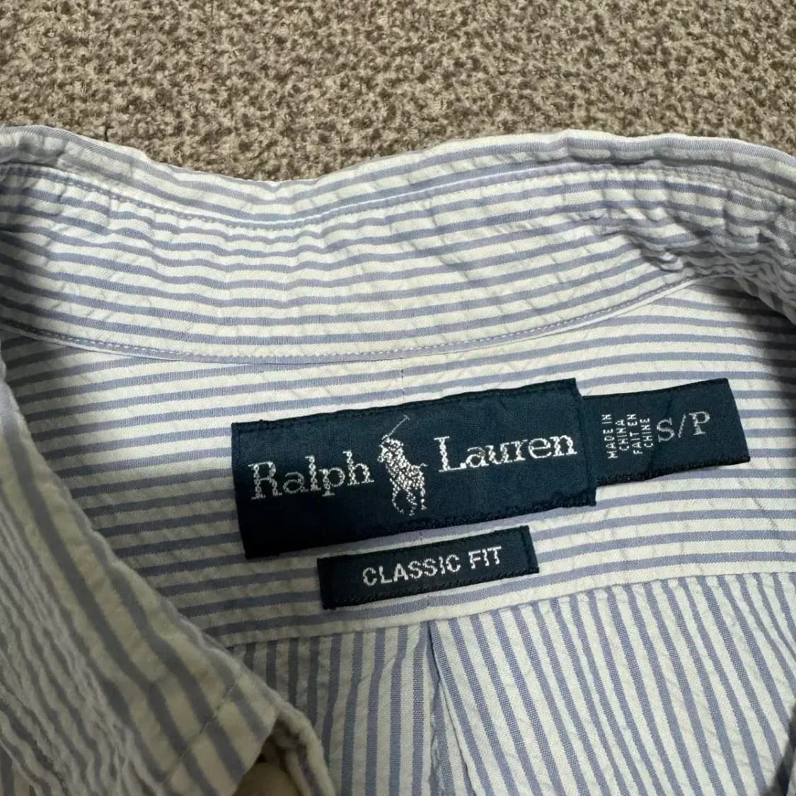 S 폴로랄프로렌 스트라이프 반팔 셔츠 상품이미지4