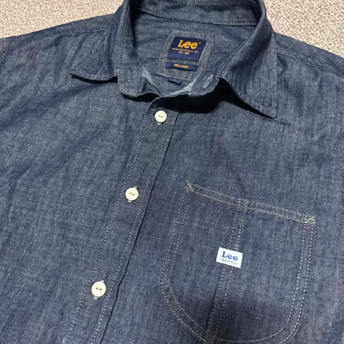 L Lee 리 데님 반팔 셔츠 상품이미지2