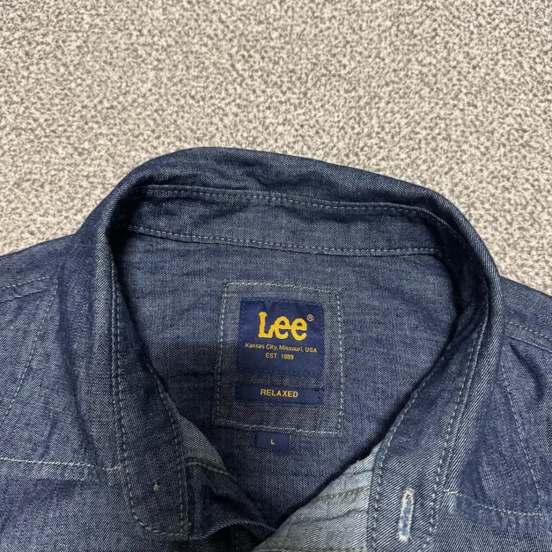 L Lee 리 데님 반팔 셔츠 상품이미지4