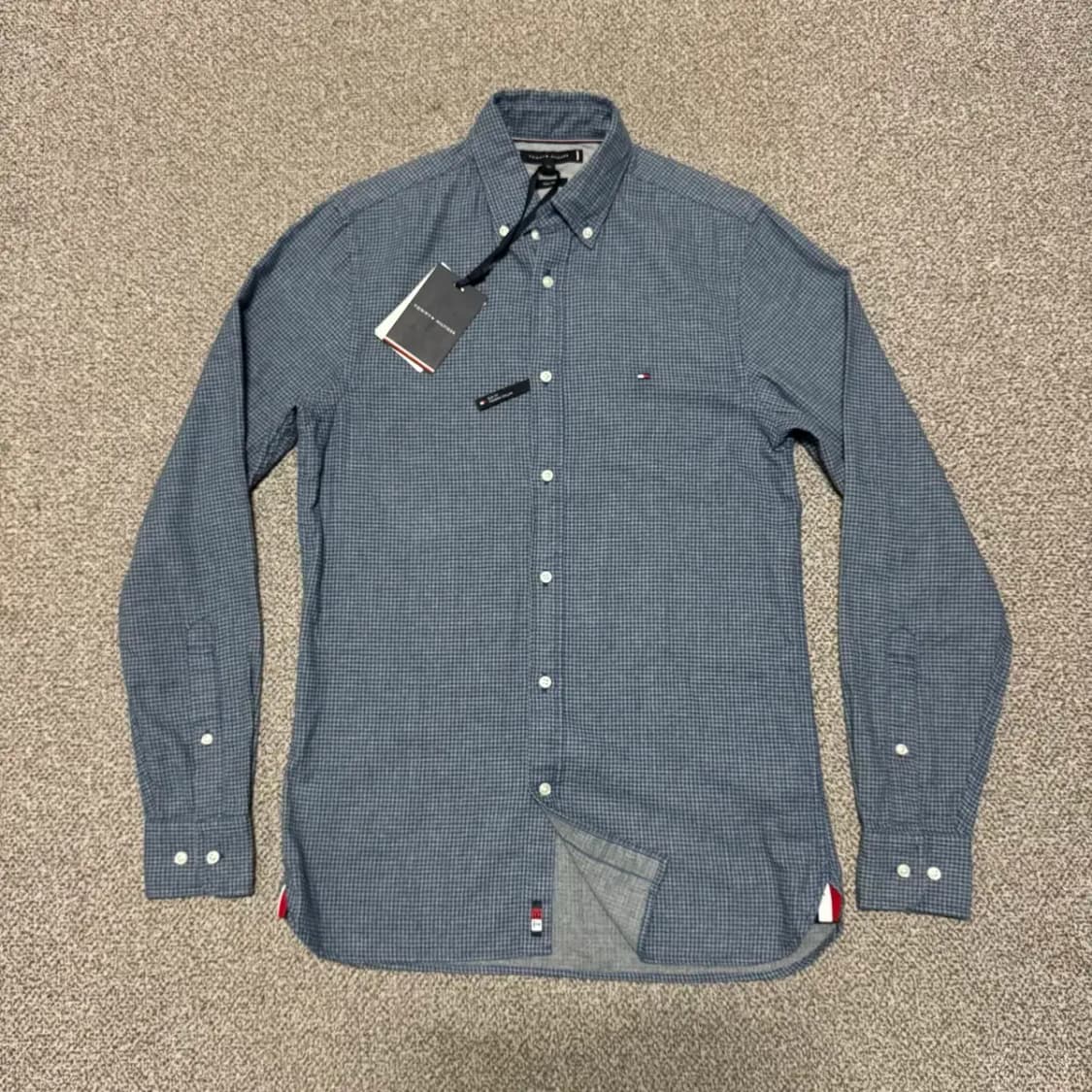 Xs 타미힐피거 체크 셔츠 상품이미지1