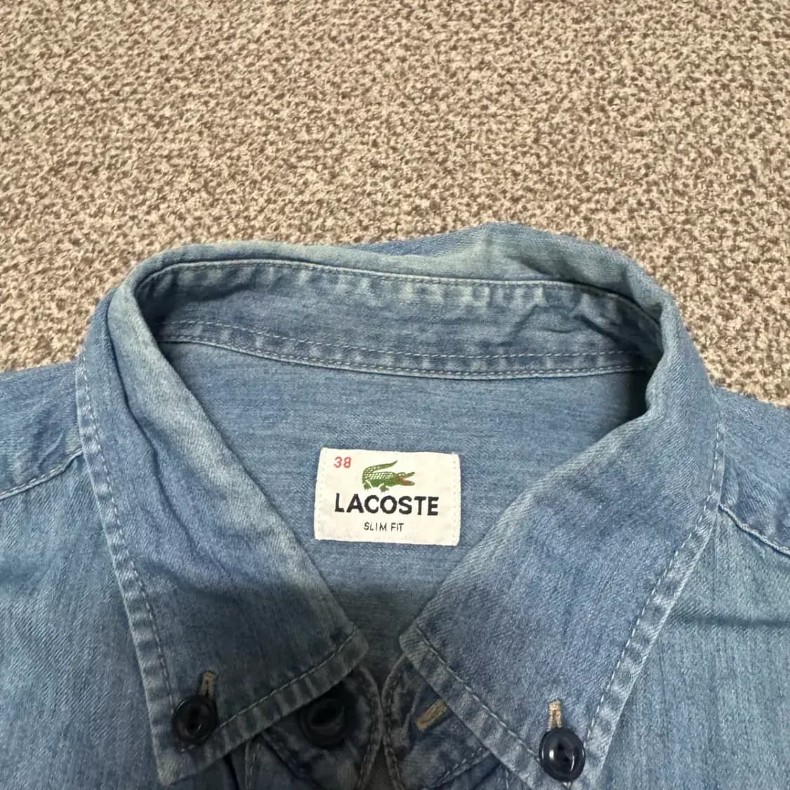 38 라코스테 데님 셔츠 상품이미지3