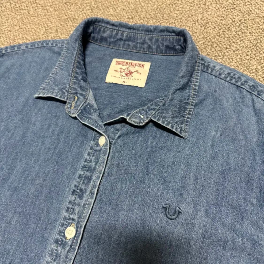 XL 트루릴리젼 데님 셔츠 상품이미지2