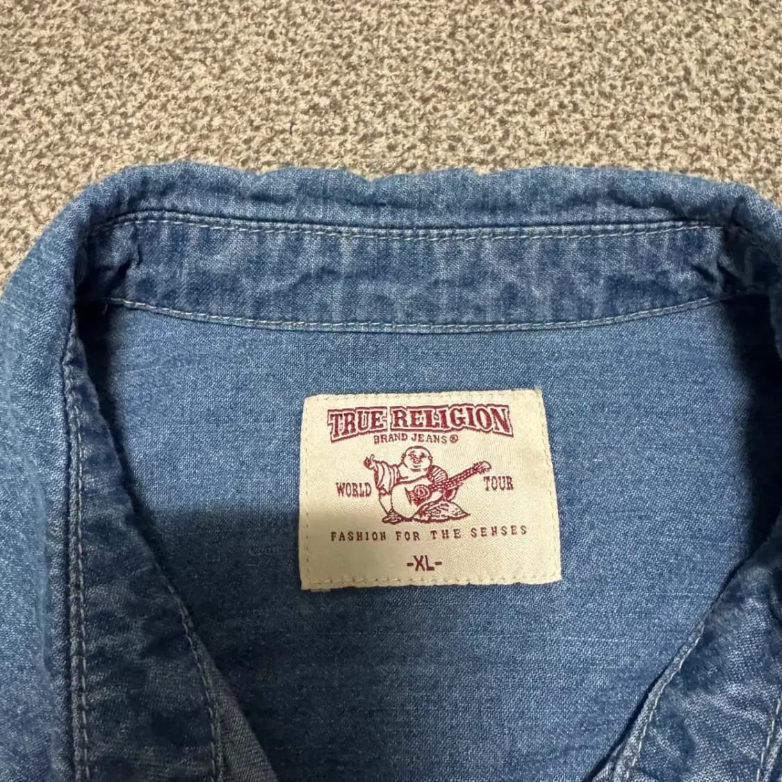 XL 트루릴리젼 데님 셔츠 상품이미지3