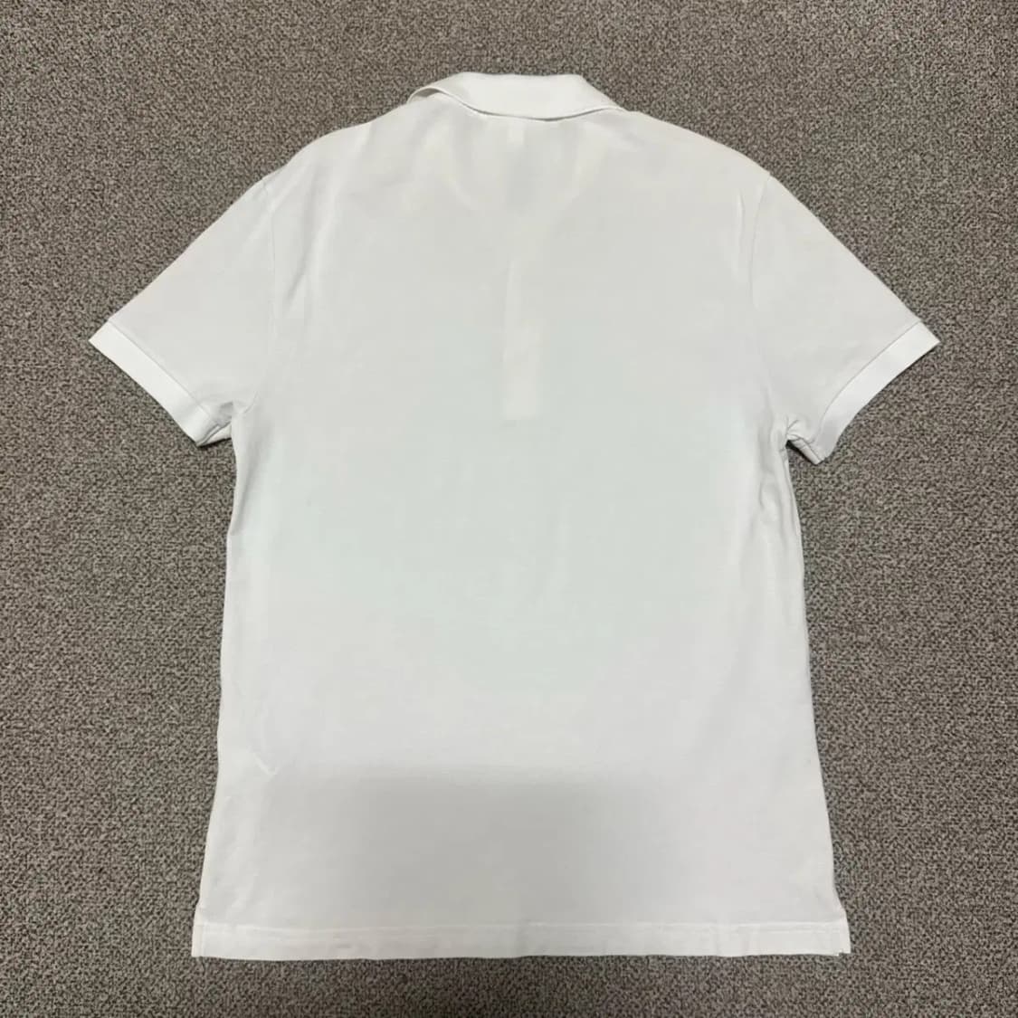 L 라코스테 화이트 반팔 카라티 상품이미지6