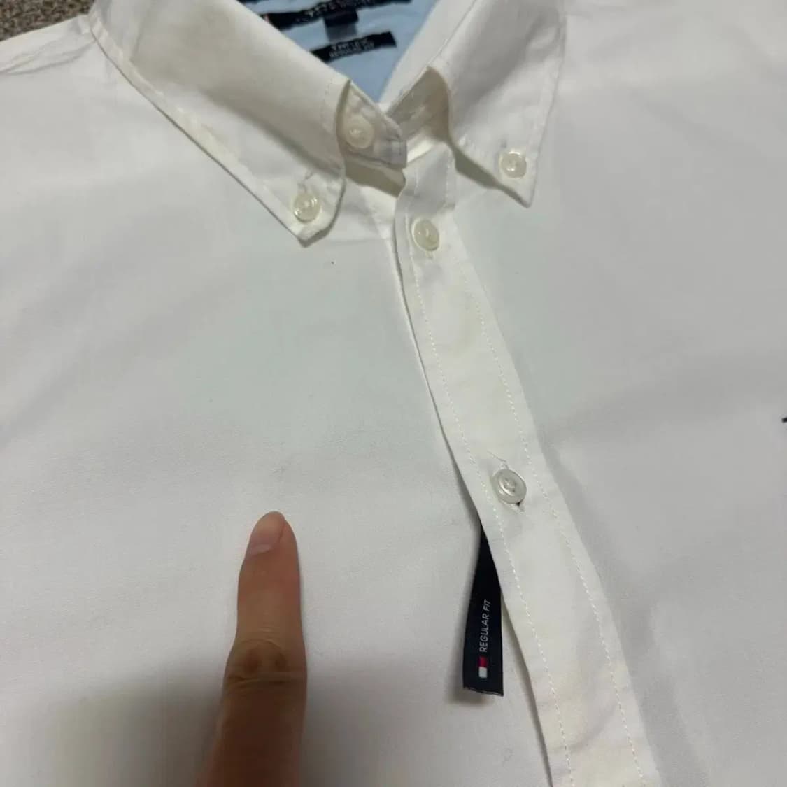 XL 타미힐피거 화이트 셔츠 상품이미지4