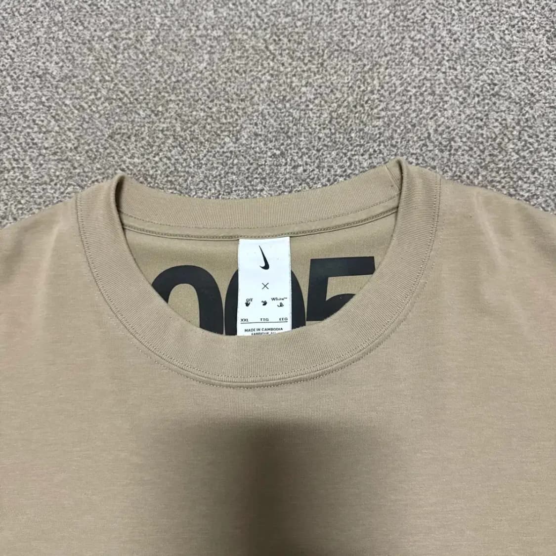 XXL 나이키 x 오프화이트 반팔 상품이미지3