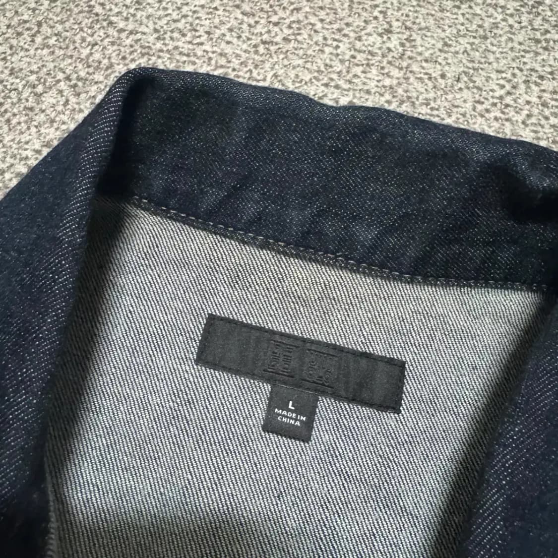 L 유니클로 데님 자켓 상품이미지3